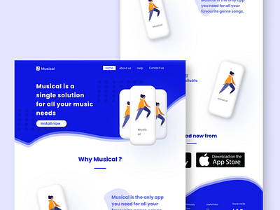 Musical app concept design