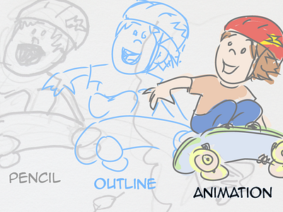 Animation Process animation illustration