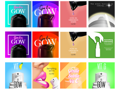 GOW Ad Slices with Affinity Designer affinity designer branding design vector web