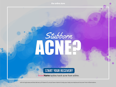 Stubborn Acne For Web Ad advertisement affinity designer affinity photo branding