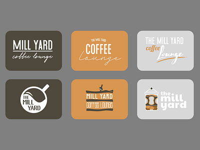 The Mill Yard Coffee Lounge - Rebrand affinity designer branding coffee shop design logo vector