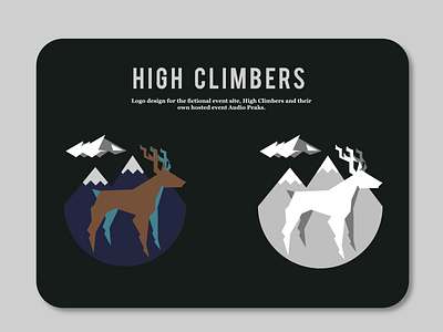 High Climbers Logo affinity designer branding design logo vector