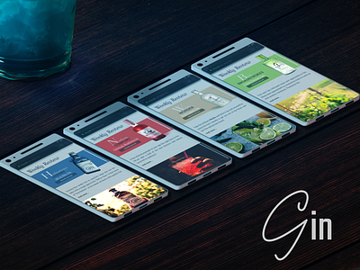 Gin Subscription Website - Editorial Isometric affinity designer branding design ecommerce design gin ui vector web web design