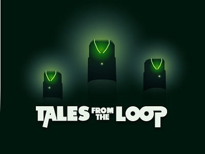 Tales From The Loop amazon illustration illustrator minimal playoff poster art simple design tales from the loop title tv series tv show watching