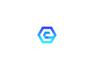 Mockup: Encocam Decal Logo adobe illustrator adobe photoshop blue branding encocam engineering logo graphic hexagon logo rebranding vector