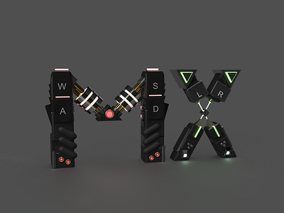 Playoff - MX Logitech Lettering