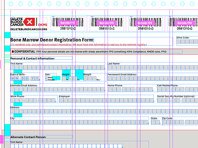 Registration Form [In-Progress] form grids indesign paper registration sign up tables