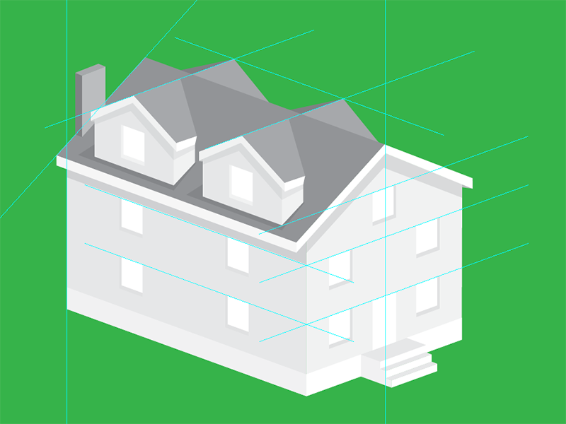 Point Sparrow (Work-in-progress) vector illustrator book cover illustration house