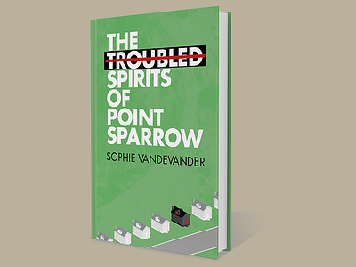 Point Sparrow cover book cover futura horror houses illustrator indesign novel type
