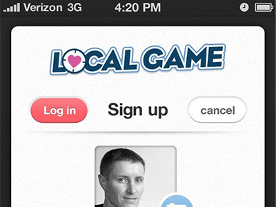 Local Game interface concepts app dating gui interface iphone