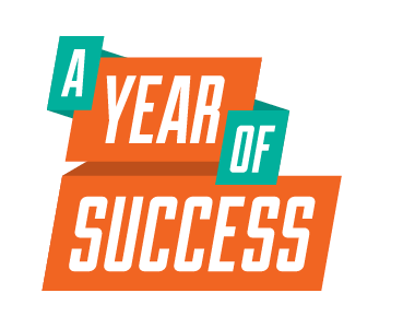 A Year of Success logo concept concept logo