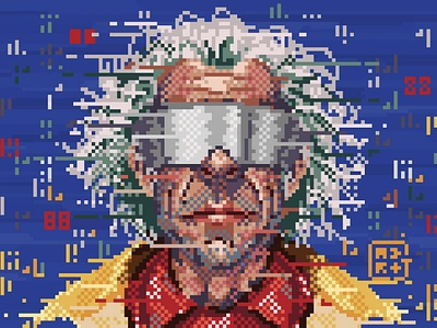 Roads? backtothefuture digitalart fanart illustration madeinaffinity pixelart pixelartist pixelpainting portrait