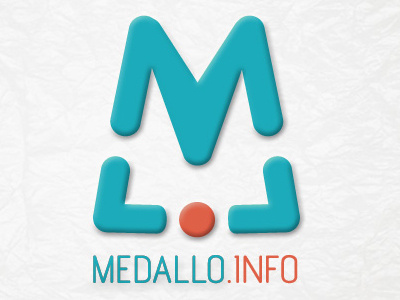 Medalloinfo blue brand branding logo