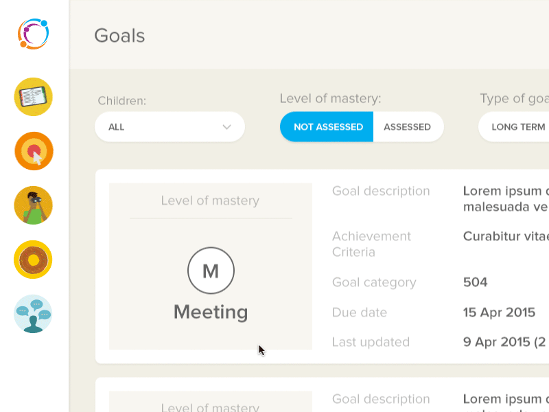 Menu behaviour gif menu navigation animation expanding flat slide focus app