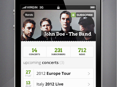 Music Band - iPhone app 