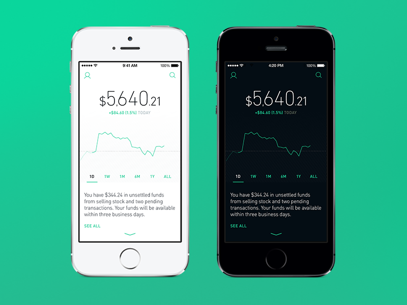 robinhood app screenshots