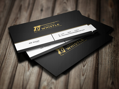 Clean As Whistle Business Card Design