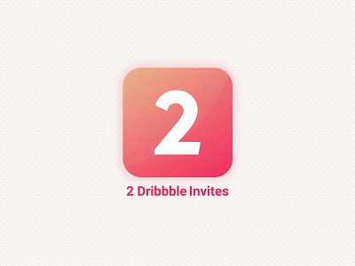 2x Dribbble Invites dribbble dribbble invites invites invitiation