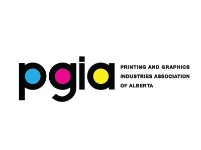 New Logo for PGIA branding calgary cmyk corporate identity logo pgia