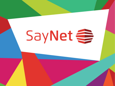 SayNet branding colors identity logo