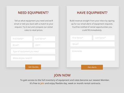 Forms form grey join ui ux