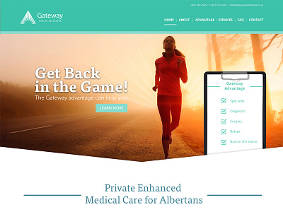 Geteway Health Solutions by Alberto Tolentino on Dribbble