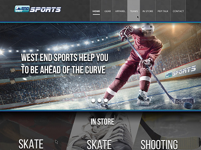 West End Sports Calgary website ab calgary clickspace clickspacetv homepage slider web webdesign yyc