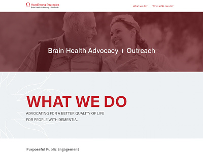 Headstrong Landing Page