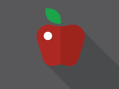Apple apple clean fruit simple vector