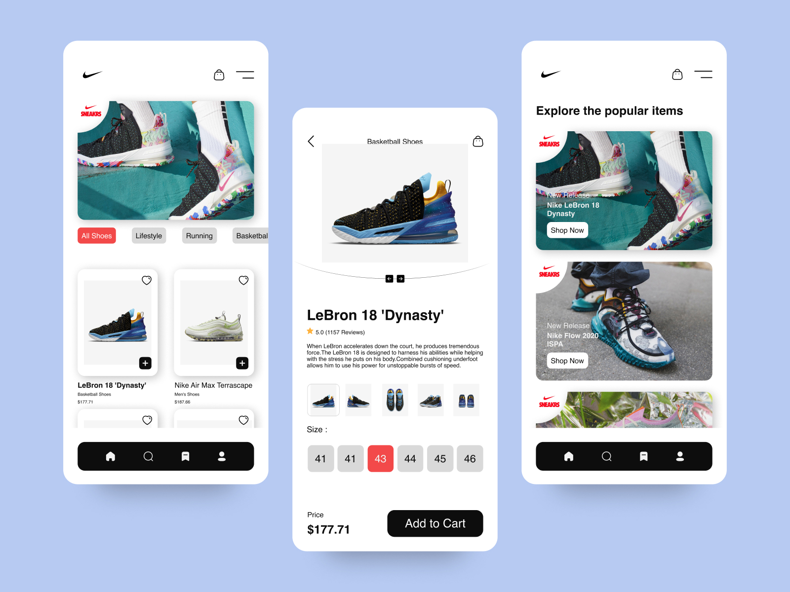 E-commerce App UI by Arya Pramudya on Dribbble