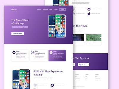 Application-Landing-page landing page landingpage uidesign web design webdesign