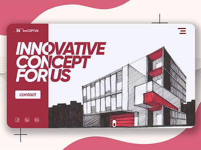 InnCEPTUS architecture ui design ux web design