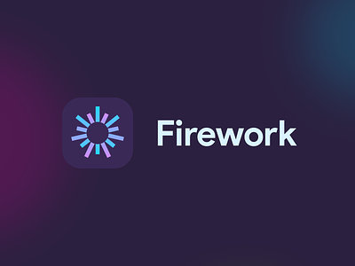 Firework.tv app branding colors icon icon design identity logo mark sign typography