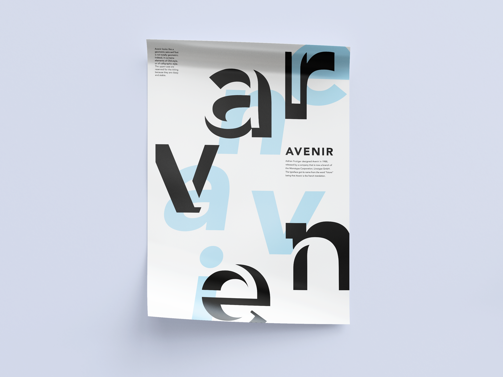 typeface poster