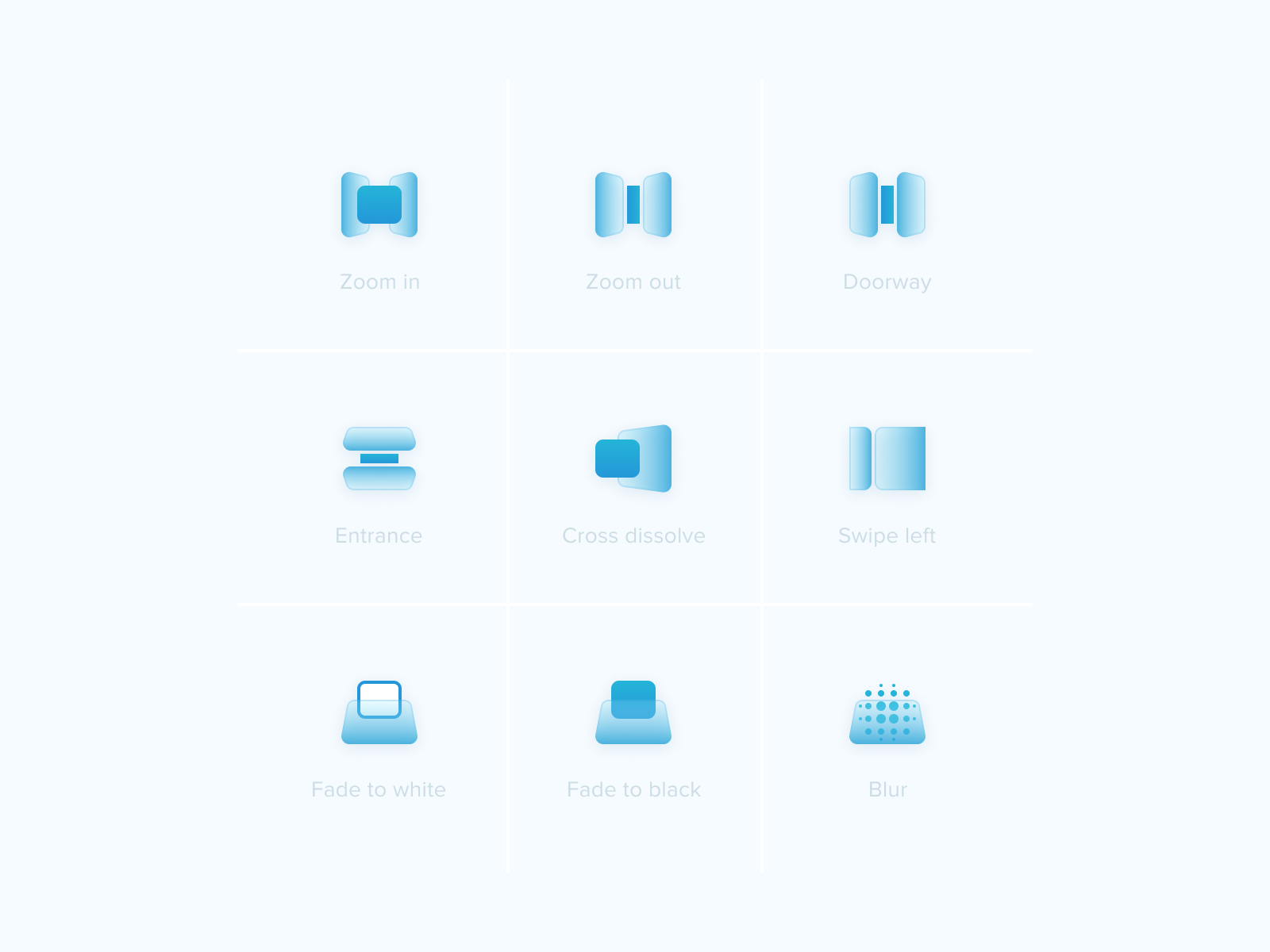 Video transition effects Icons by Andy Legenki on Dribbble