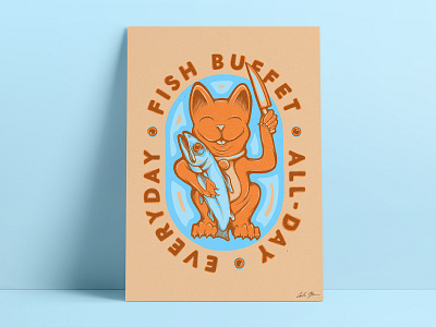 Fish Buffet illustration