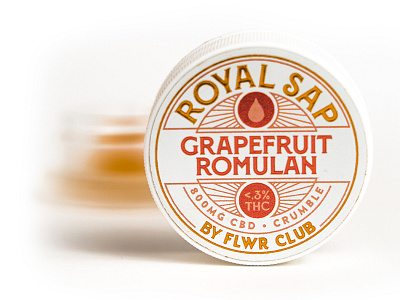 FLWR CLUB - Royal Sap branding design graphic design illustration label design logo package design product design sticker design vector