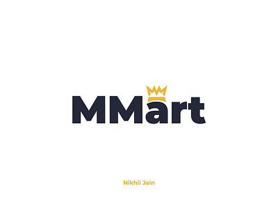 MMart branding graphic design logo