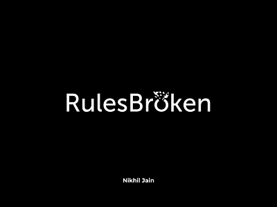 RulesBroken branding graphic design logo