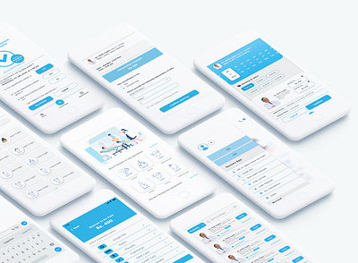Medicapp app appointment booking branding dailyui design doctor app doctor appointment illustration minimal organizer planner ui ux vector