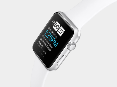 Apple Watch Glance apple design glance gui meeting schedule time timer ui watch