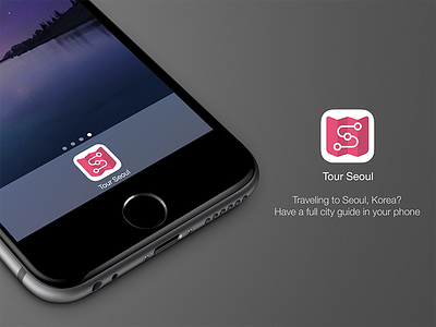 Tour Seoul App android app design icon ios map travel ui