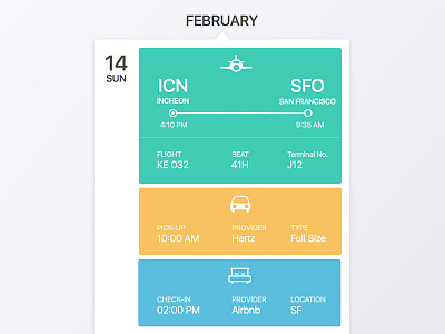 Travel Schedule