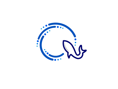 Q Letter + Shark blue design illustration logo q letter q logo sea shark