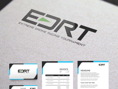 Logo Design of EDRT ( Extreme Drone Racing Tournament )