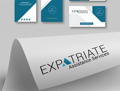 Expatrriate Logo design adobe photoshop animation artwork branding design logo service ui ux