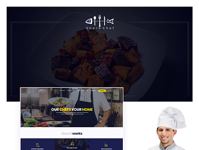 Chef Booking Portal design ecommerce logo marketplace ui ux web website