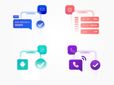 TeleSign - Product Illustrations