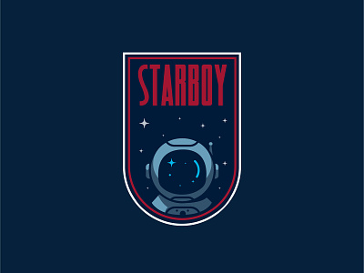Starboy astronaut branding illustration logo vector
