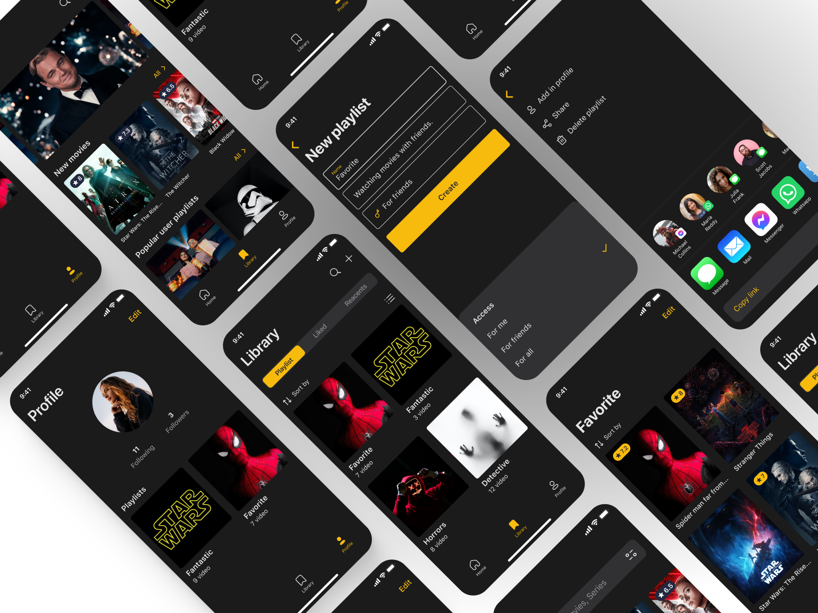 Playlist For Movies And TV Series By Vika Mel On Dribbble playlist-for-movies-and-tv-series-by-vika-mel-on-dribbble